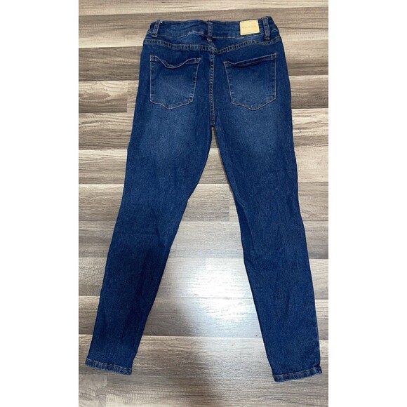 Tahari Jeans Button Fly Skinny Dark Rinse Women’s 6/28 - Picture 5 of 10